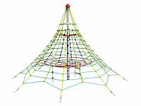 Lanová pyramida SC - výška 4,0 m, výška pádu 1,0 m, 8 zámků