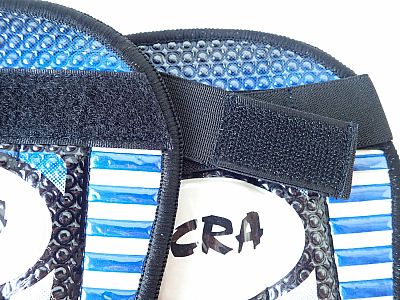 Fotbalové chrániče holení velikost S modré - L