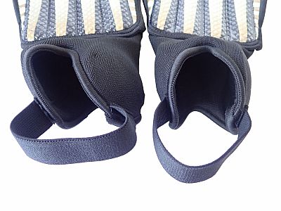 Fotbalové chrániče holení gelové vel.XL žluté - L