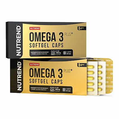 Nutrend Omega 3 Plus Softgel Caps - 120 cps