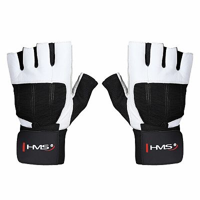 Fitness rukavice HMS RST04 bílé