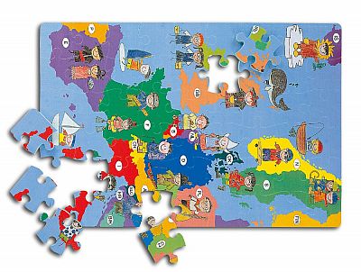 Mapa Evropy pěnové puzzle - PN 190P