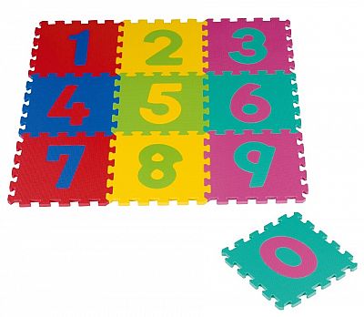 Pěnové puzzle Čísla 0-9 - FM 930