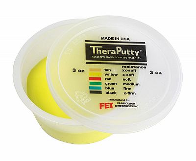 Thera Putty hmota extra měkká žlutá