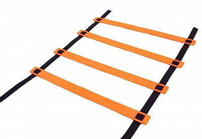 Žebřík agility frekvenční 6 m oranžový, 2mm