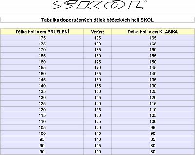 Hůlky na běžky - 120cm