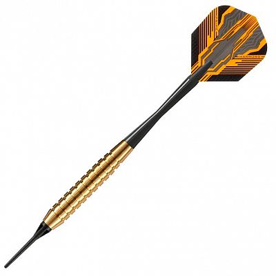 Šipky s plastovým hrotem Harrows Soft Club Brass 18g T12