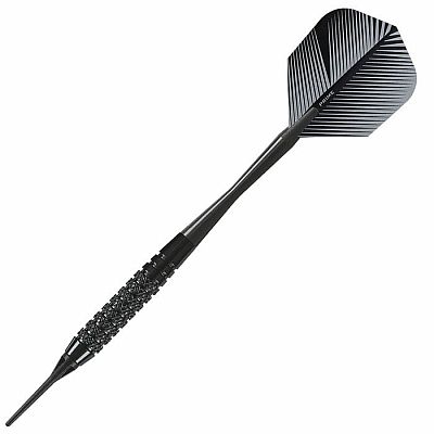 Šipky s plastovým hrotem HARROWS SOFT BLACK ARROW 14g T16