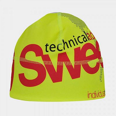Čepice Sweep Sport SCP011 žlutá/červená fluo