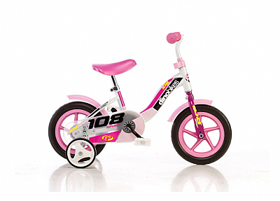Dětské kolo DINO CSK5101 10" růžové