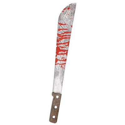 Halloweenská krvavá mačeta