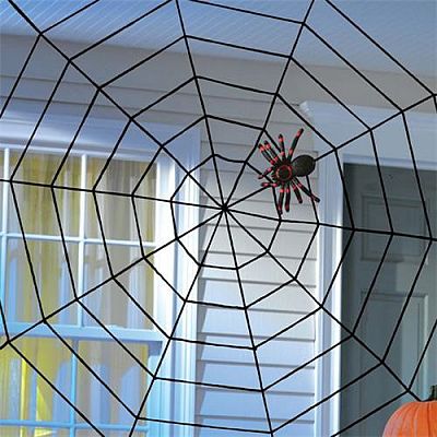Halloweenská dekorace pavoučí síť 152 x 152 cm