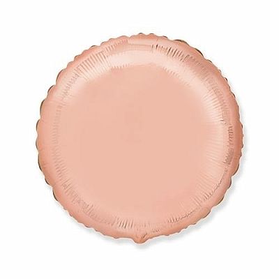 Foliový balonek kruh rose gold 46 cm - Nebalený