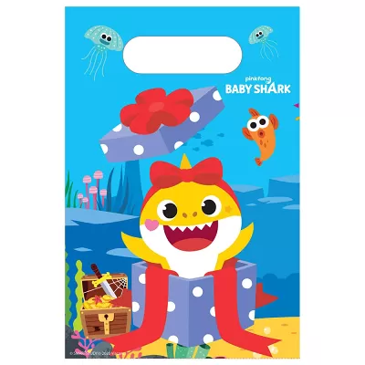 Party tašky Baby Shark 8 ks