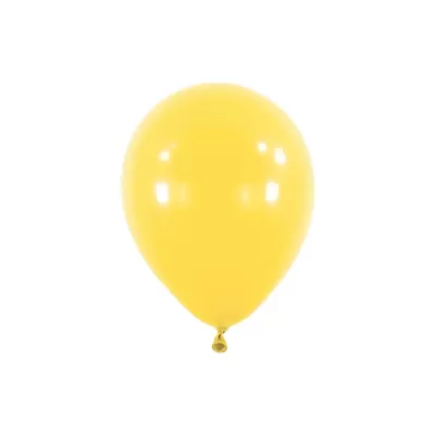 Dekorační balonky Sluníčkově žluté 13 cm - 100 ks - D03