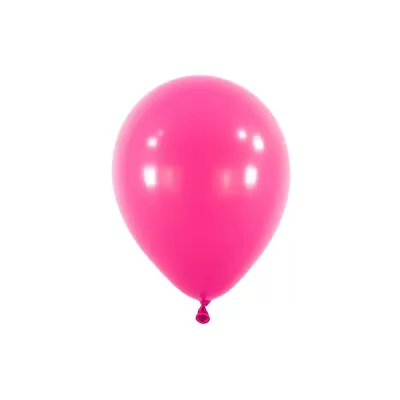 Dekorační balonky Tmavě růžové 13 cm - 100 ks - D07