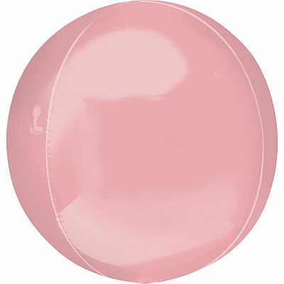 Foliový balonek jumbo koule pastel růžový 53 cm