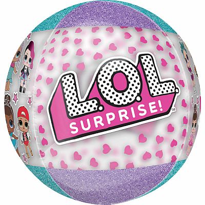 Foliový balonek koule Lol Surprise 40 cm