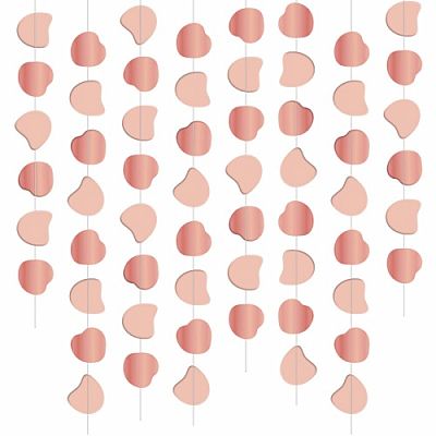 Závěsné dekorace Elegant Lush Blush 8 ks