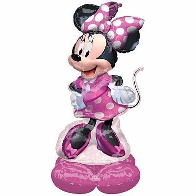 Stojící fóliový balónek Minnie Mouse 130 cm
