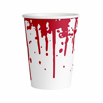Papírové kelímky Halloween - Help 8 ks