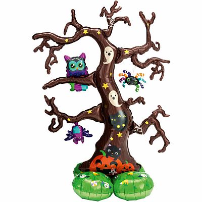 Obří balon halloween - Strom 111 x 157 cm