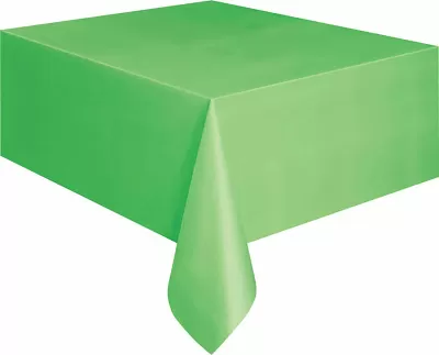 Plastový party ubrus světle zelený 137 x 274 cm
