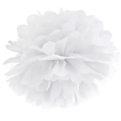 Pom pom bílý - 35 cm