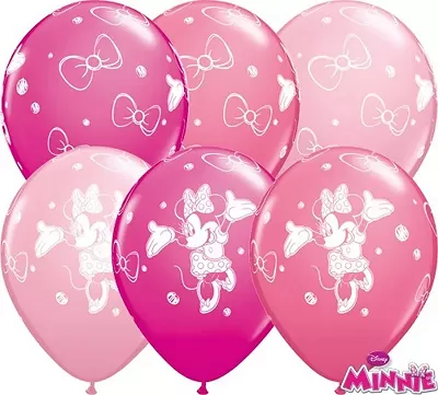 Latexový balonek Minnie Mouse 30 cm