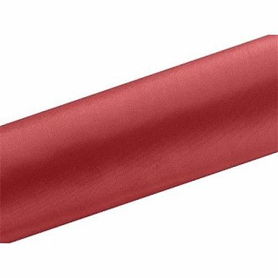 Satén v roli úzký Červený 16 cm x 9 m