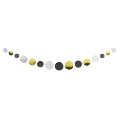 Girlanda kolečka Silver and Gold 170 cm