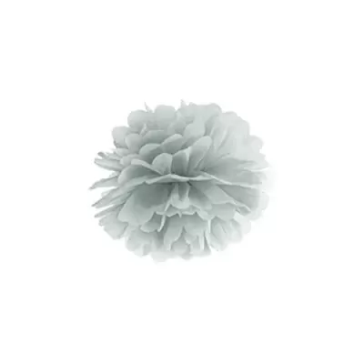 Pom pom stříbrný 25 cm