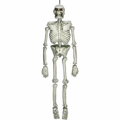 Halloweenská dekorace lidská kostra 137 cm