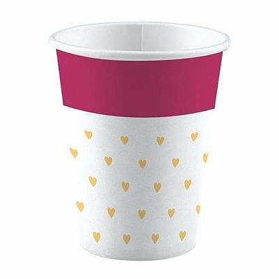 Papírové kelímky Everyday Love 8 ks