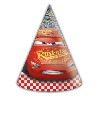 Party čepičky Cars 3 6 ks