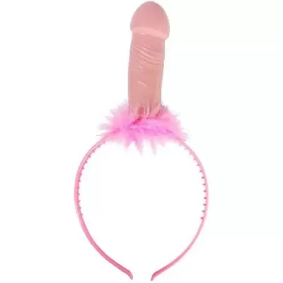Čelenka penis s kroužky Party hra