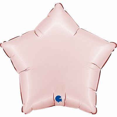 Foliový balonek hvězda růžová 46 cm