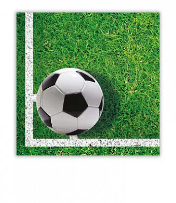 Party ubrousky fotbal party, 20 ks