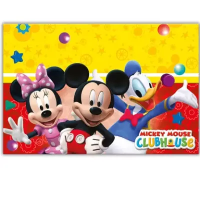 Plastový party ubrus Mickey Playful 120 x 180 cm