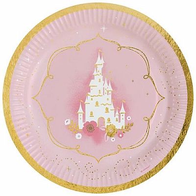 Papírové talíře Na den princeznou 23 cm