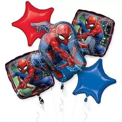 Sada foliových balonků Spiderman - 5 ks