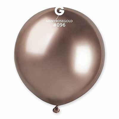 Latexový balonek chromový rose gold 48 cm