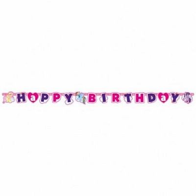 Party nápis My little Pony - Happy Birthday 200 cm