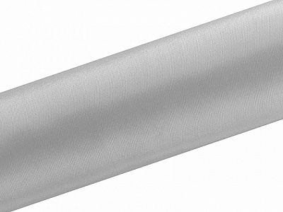 Satén v roli široký stříbrný 36 cm x 9 m