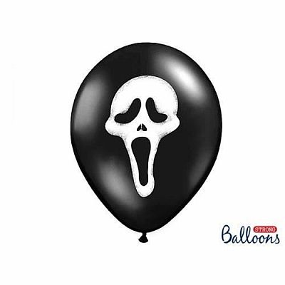 Latexový balonek Halloween maska 30 cm
