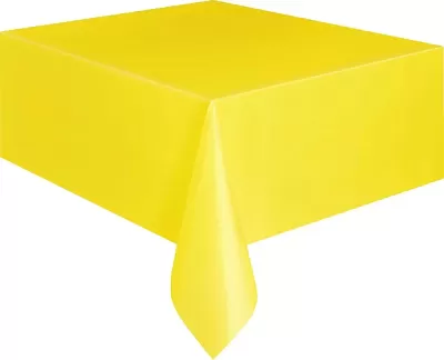 Plastový party ubrus žlutý 137 x 274 cm