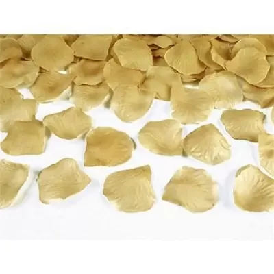 Lístky růží zlaté