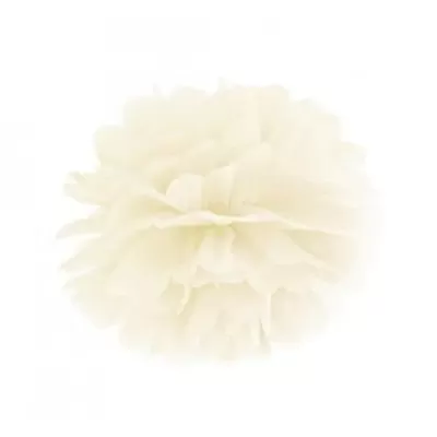 Pom pom krémový - champagne - 25 cm