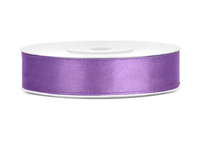 Saténová stuha fialová 12 mm x 25 m