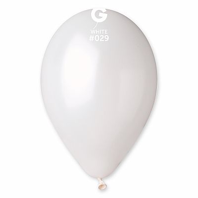 Balónek 26cm/10" #029 bílý